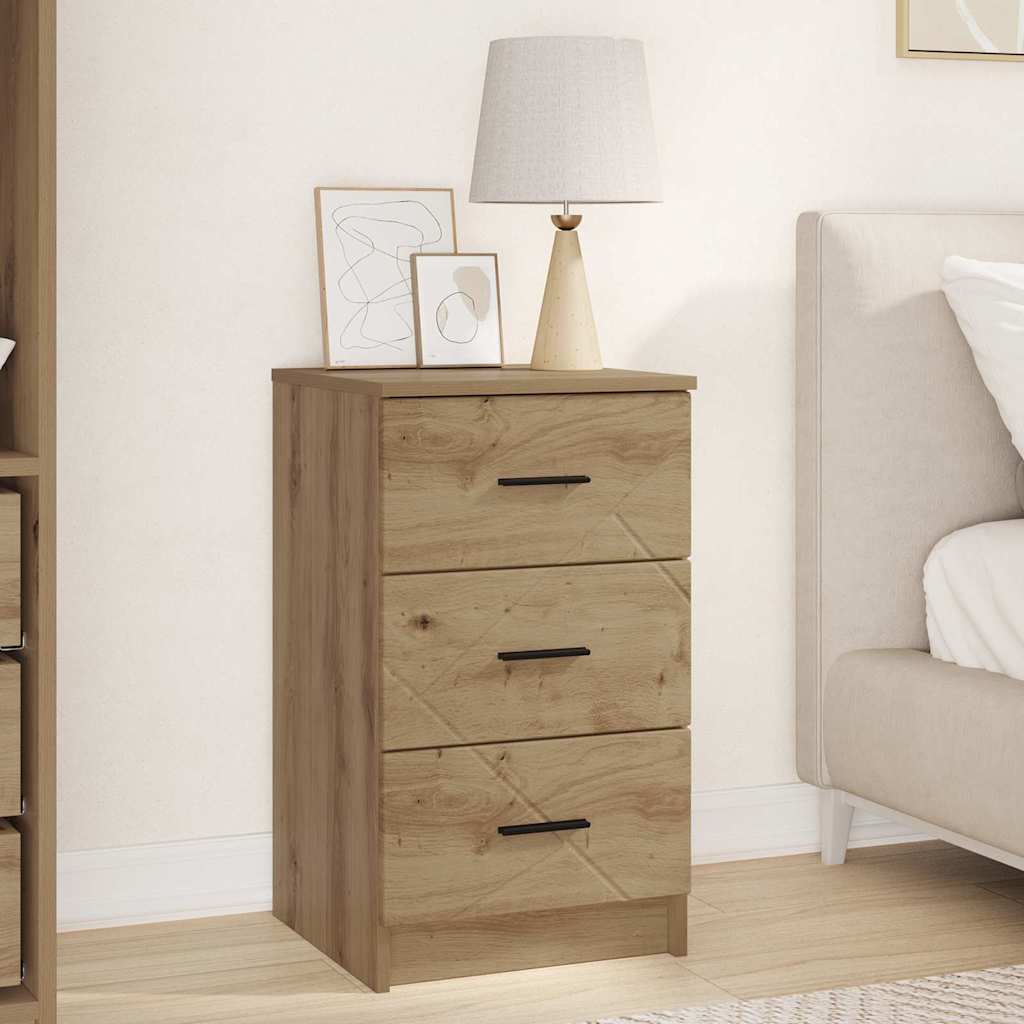 Bedside Cabinet Artisan oak 38 x 38 x 66 cm Engineered wood
